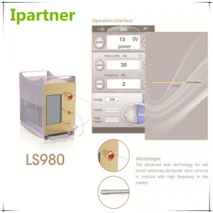 Ipartner LS980 диоден лазер облекчава системата за зачервяване